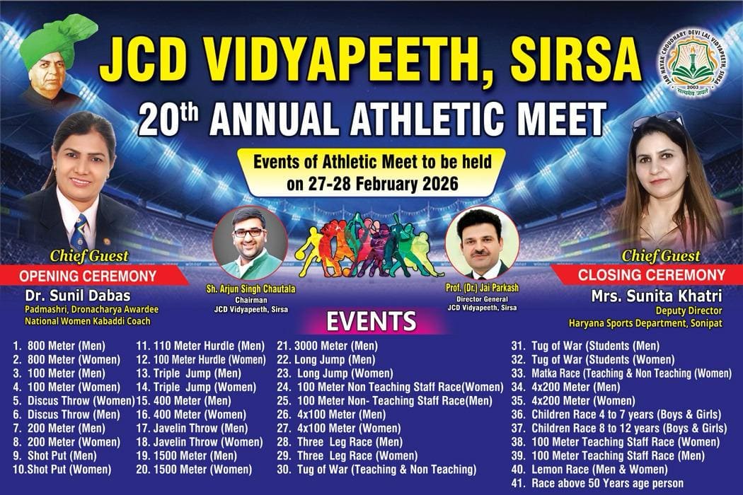 20h Annual Athletic Meet